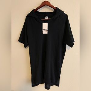 Zara - Short sleeve with a hoodies